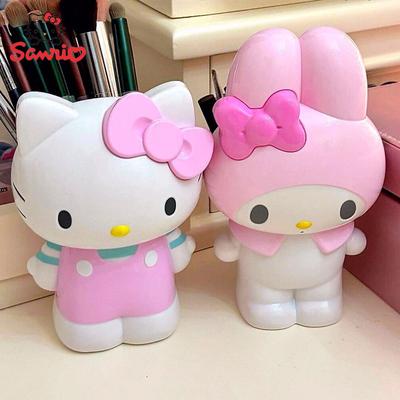 Sanrio Hello Kitty My Melody Stiftehalter Cartoon Schreibwaren Make-up-Pinsel-Organizer Schreibtischdekoration Weihnachtsdekoration Geschenke