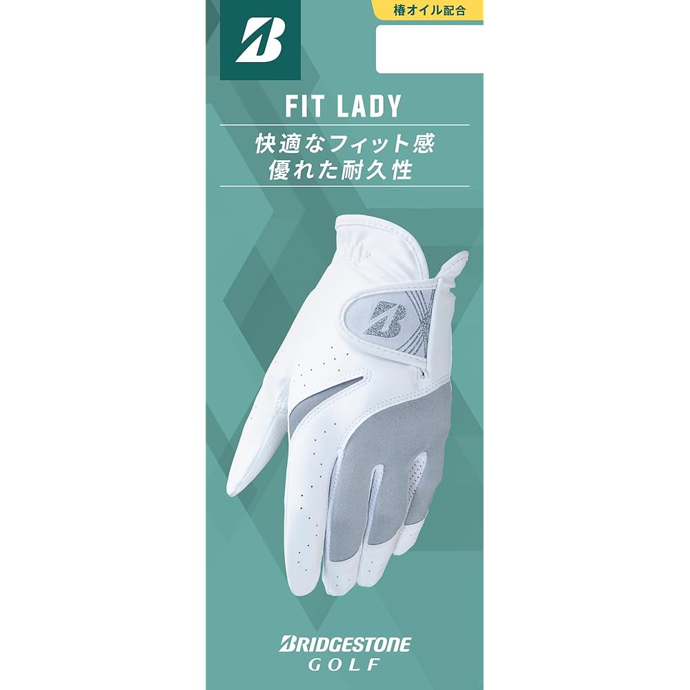 Bridgestone FIT Lady Golf Gloves White 21cm Women's Dual Hand