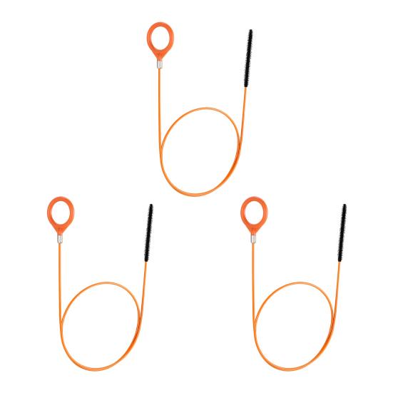 3/5Pcs Sink Dredger Reinforced Hook Tip Break-Proof Wire Rope Hair Clog Remover Long Reach Sink Cleaner