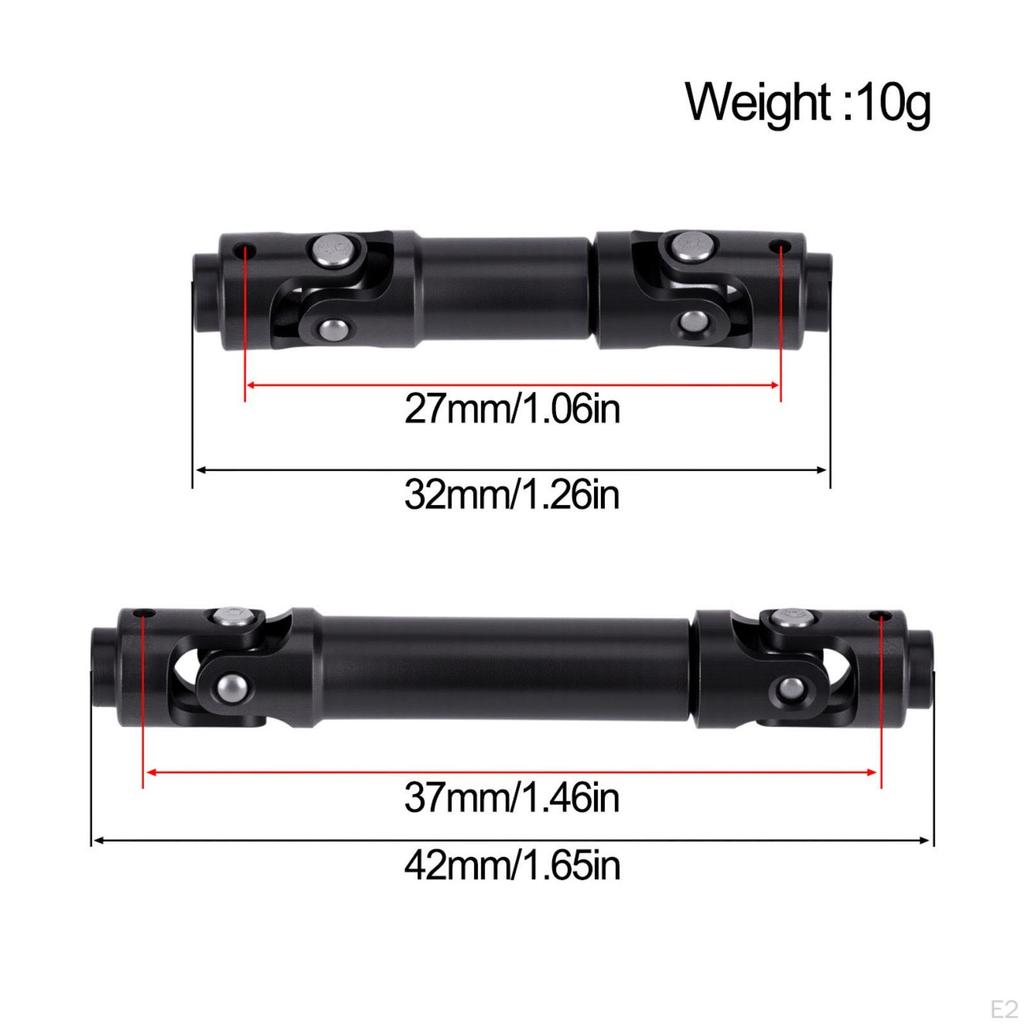 Model Car Drive Shaft Stainless Steel Driveshaft UniversalJoint for Hobbyists,