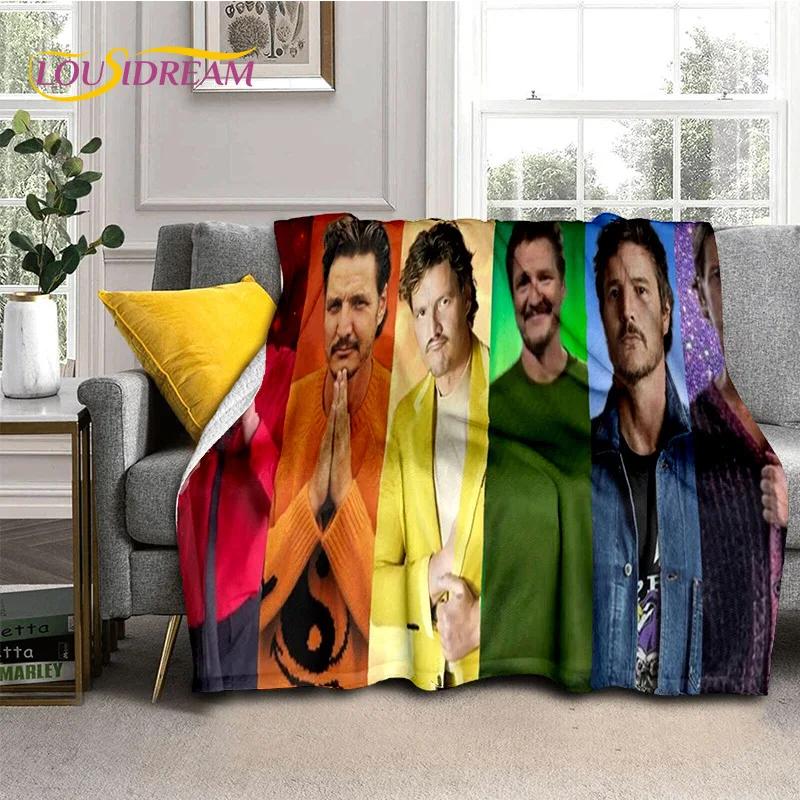 Pedro Pascal Lustiger Druck 29 Stil Decke, Weiche Überwurfdecke für Zuhause Schlafzimmer Bett Sofa Picknick Reise Büro Abdeckung Geschenke Kinder