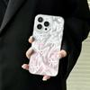 Zhitai Transparent Feather Yarn iPhone Case for 15Pro/16Pro Max