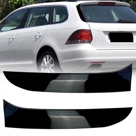 Pair Rear Window Side Canard Spoiler Splitter Trim For Golf 6 MK6 Variant Wagon