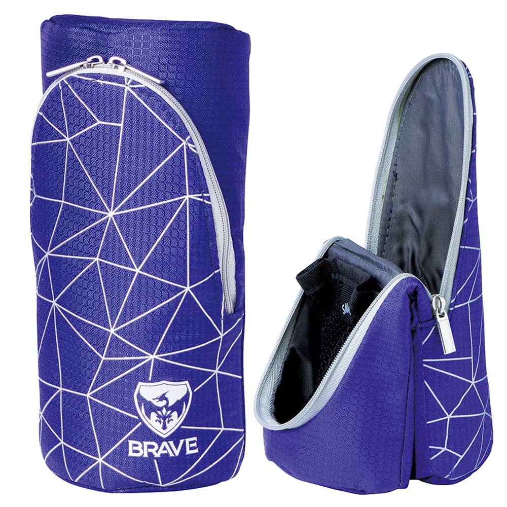Sonic Brave Standing Pencil Case, Polygon, Silver, FD-1590-SV