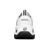 Skechers DLites 3.0 Mesh Fabric Synthetic Leather Sports Low-Top Dad Shoes Men sneaker White Black 237157-WBK