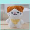 Adorable Plush Cat Keychain Cute Toy With Soft Pp Cotton And Rabbit Fur In Pink