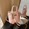 2025 summer high-end exquisite handbag bag women's shoulder messenger bag fashionable versatile bucket bag