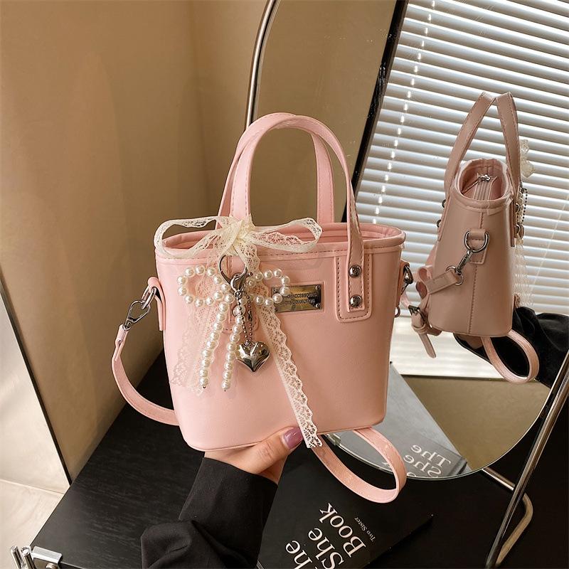 2025 summer high-end exquisite handbag bag women's shoulder messenger bag fashionable versatile bucket bag