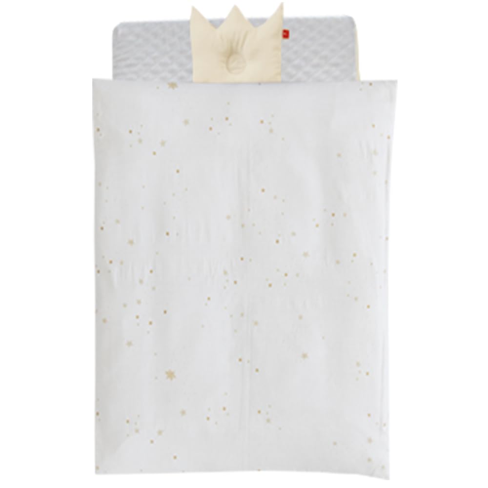 

Sandesica Baby Bedding Regular Set functions in fitted sheet quilt pad waterproof Baby bedding set set Regular size Comforter mattress pillow