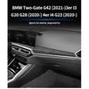 For BMW Two-gate G42 3er I3 G20 G28 4er I4 G23 Center Console Dashboard Trim Sticker Made of Alcantara Car Interior Accessories