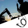 Walkie-Talkie-Ohrhörer, 2-polig, Akustikschlauch-Headset mit Mikrofon PTT für Motorola Radio