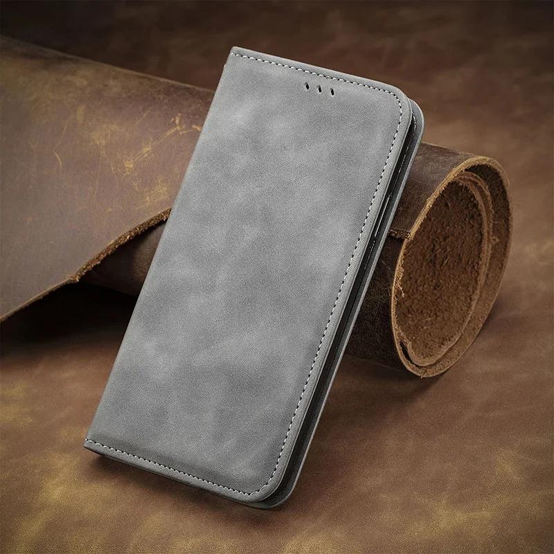 Luxury Strong Magnetic Case For iPhone 16E 16 Pro Max 15 Plus 14 13 Pro 12 11 XR X 10 XS Max 7 8 Plus SE Flip Wallet Phone Cover