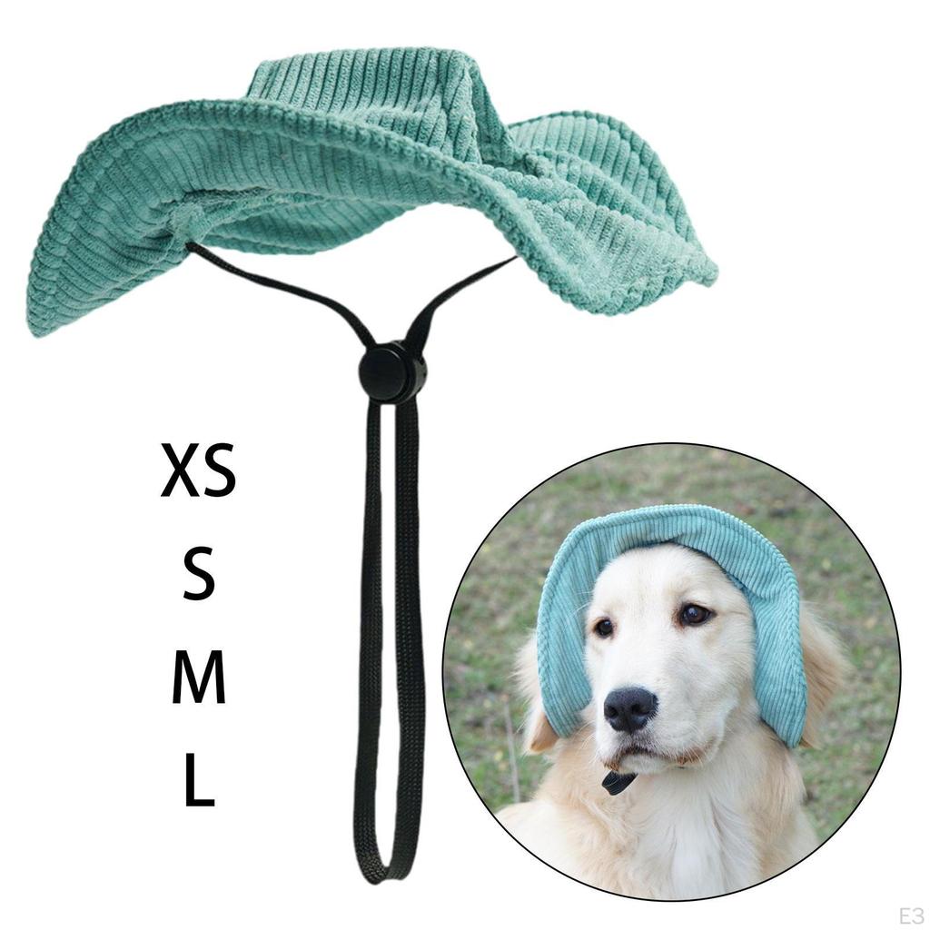Protection Cap Fisherman Hat Wearproof Summer Dog Bucket for Outdoor Sports Small Medium Size