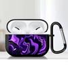 Case For Airpods 3 Pro2 Pro Pro3 2 4 1 Earphone Cases Cover Purple Swirl Abstract Art Paper