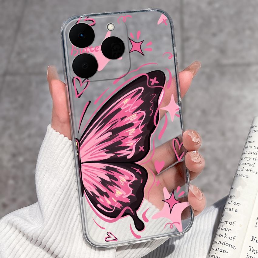 Pouzdro na telefon se vzorem čínského draka pro Realme 15T 14T 14X 15 13 12 11 10 C71 C61 P1 Měkké kryty Průhledné silikonové nárazuvzdorné pouzdro pro Realme Casing