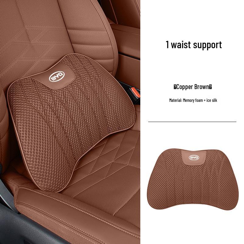 BYD Autokopfstütze Lendenwirbelstütze & Eis-Seiden-Sitzkissen für Qin, Yuan, Han, Song PLUS, dmi Tang DM & Champion Edition EV