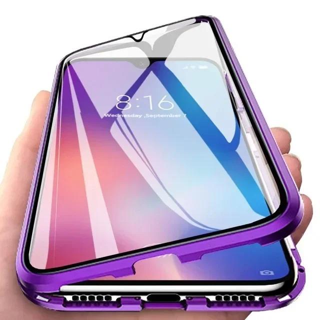 Pilnas aizsardzības metāla magnētisks maciņš Samsung