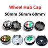4 Stück 50mm 56mm 60mm Felgen Staubdichte Abdeckung Aufkleber Auto Styling Zubehör Radnabendeckel Abzeichen Logo Emblem Aufkleber