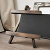 Vintage Small Blackboard Bar Counter Message Board Desktop Decoration Wooden Blackboard Stall Hand-Painted Sign Message Board