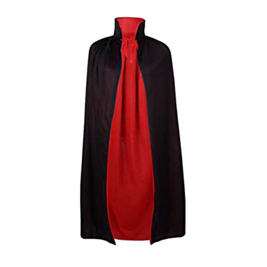 Red Stand Collar Halloween Cloak Death Cloak Black Red Single And Double Cloak Pirate Cloak Witch Cloak