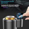Stainless Steel Portable Car Cooling Cup For Cola Drinks Usb Heating Car Coffee Mug Thermos Cup Electric Beverage Cooler Temperature Display 24V