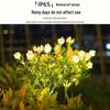 Solar LED Gardenia Light: Waterproof Outdoor Lawn Decoration with Ground Stake