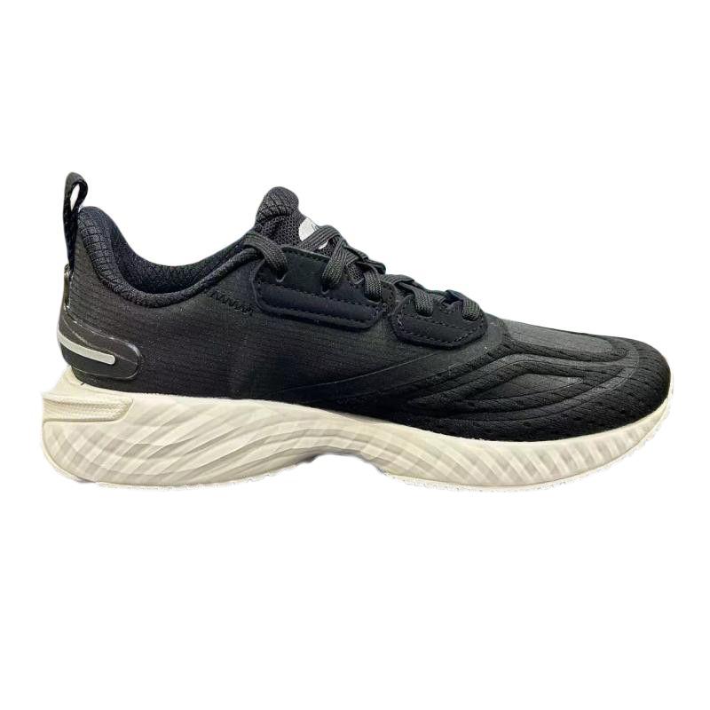 Li-Ning Fashion Retro Trend Shock Absorption Non-Slip Low-Top Casual Shoes Women Sneakers Black ARHU034-5