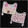 Baby Lätzchen Handtücher Baby Lätzchen Quadratisch Baumwolle Neugeborenen Kleidung Säuglingskleidung Cartoon Druck Babyzubehör Bandana Lätzchen Spucktücher