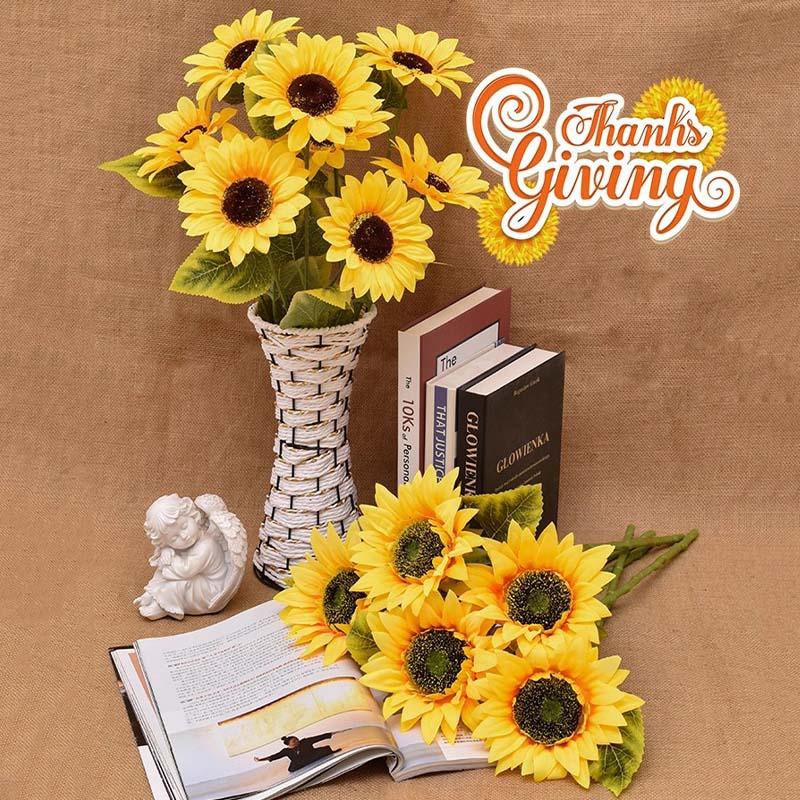 Decorative Artificial Flowers Fake Flower Decoration Home Artificial Plants Accessorie Wedding Decor Desk Accessorie Home Decor