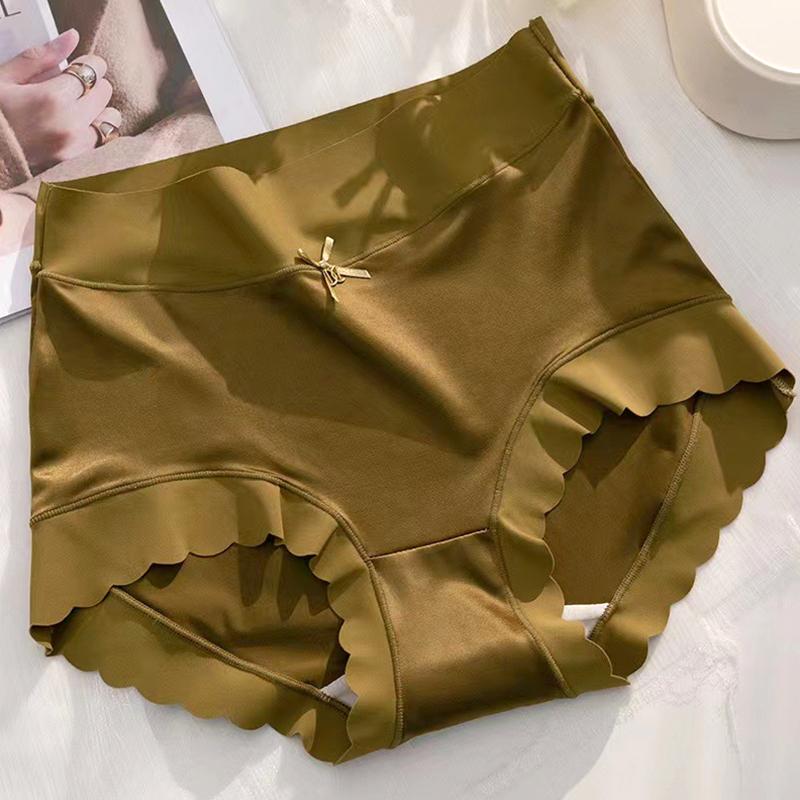1Pc Nylon Briefs Panties Shiny Underwear Silky Vintage Satin Womens Knickers
