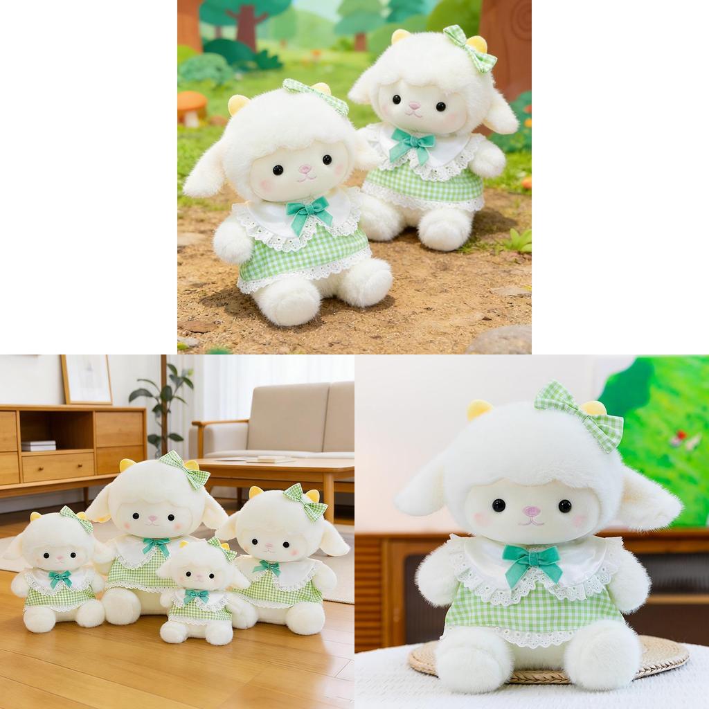 Plush Sheep Pillow With Pp Cotton Filling Soft Baby Gift For Girls And Boys
