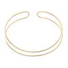 European & American Titanium Steel Double Layer Fashion Choker Necklace