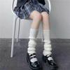 Japanese Lolita Knitted Calf Socks - Slimming Leg Covers, Shape-Enhancing JK Style