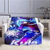 3D KOF game Cartoon blanket Warm Flannel blankets Soft and comfortable blanket Home Travel Blankets bed linings Birthday Gift