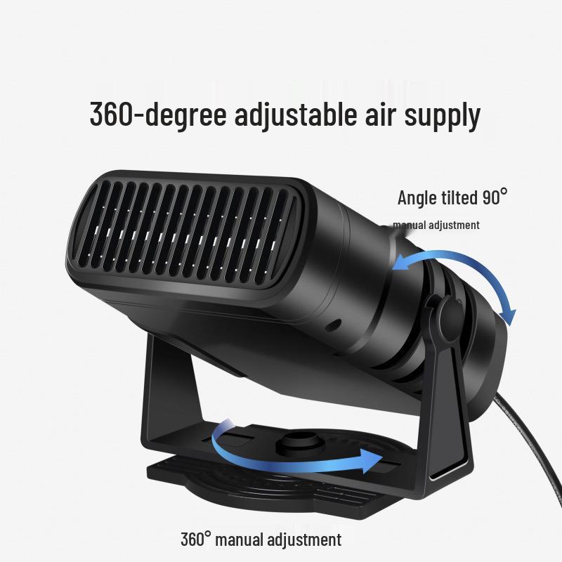 12V Rapid Car Interior Heater: Dual-Mode Defroster & Demister