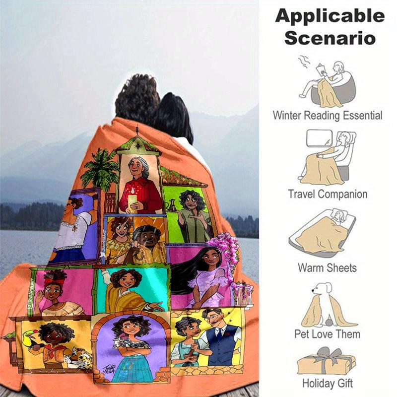 1pc, Home Decor Gift: Cozy Flannel Blanket for Bedroom, Living Room, Travel, Camping, Car