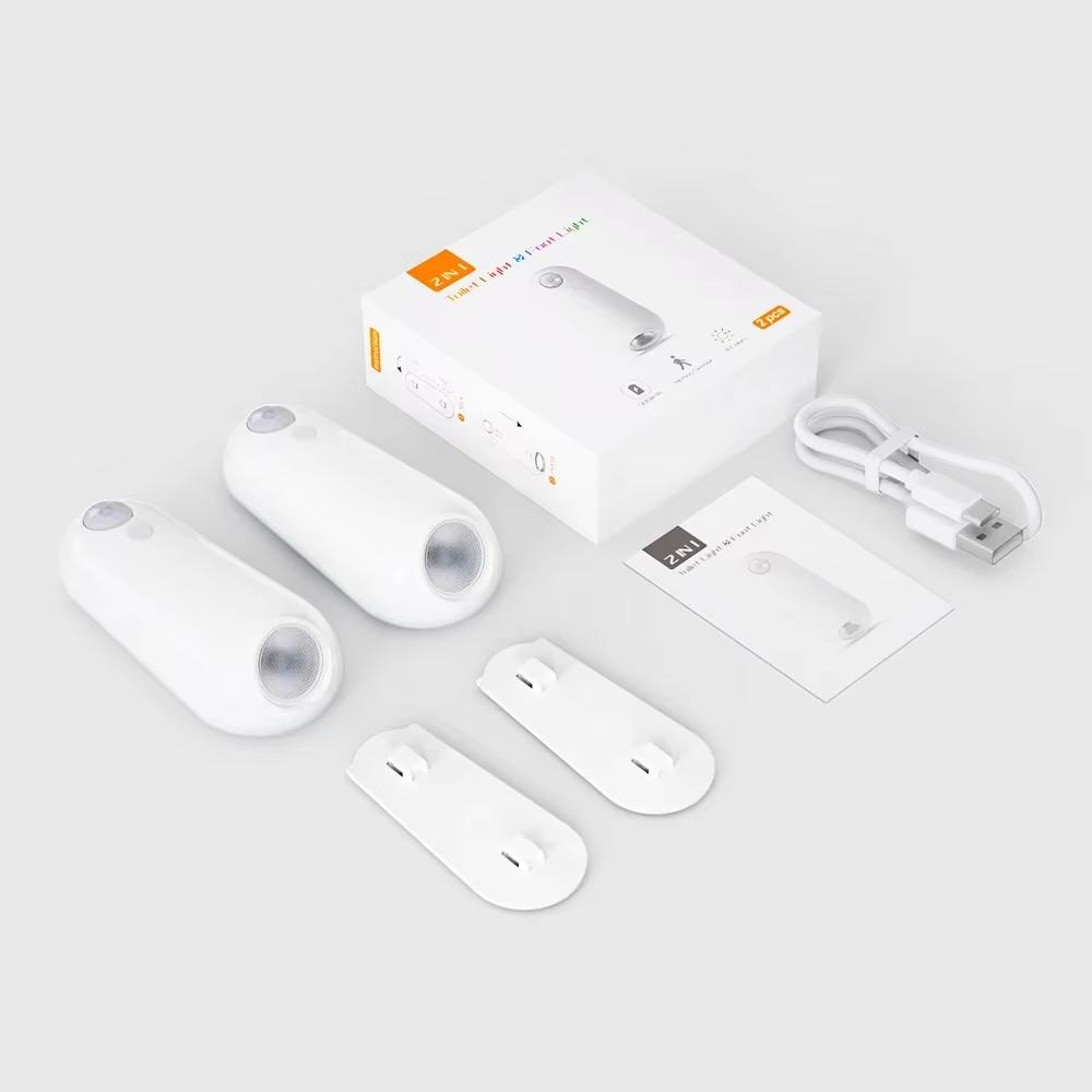 HOMEFISH Toilet Night Light Motion Sensor Light Toilet Bowl Light RGB 7Color Changing For Bathroom Decoration