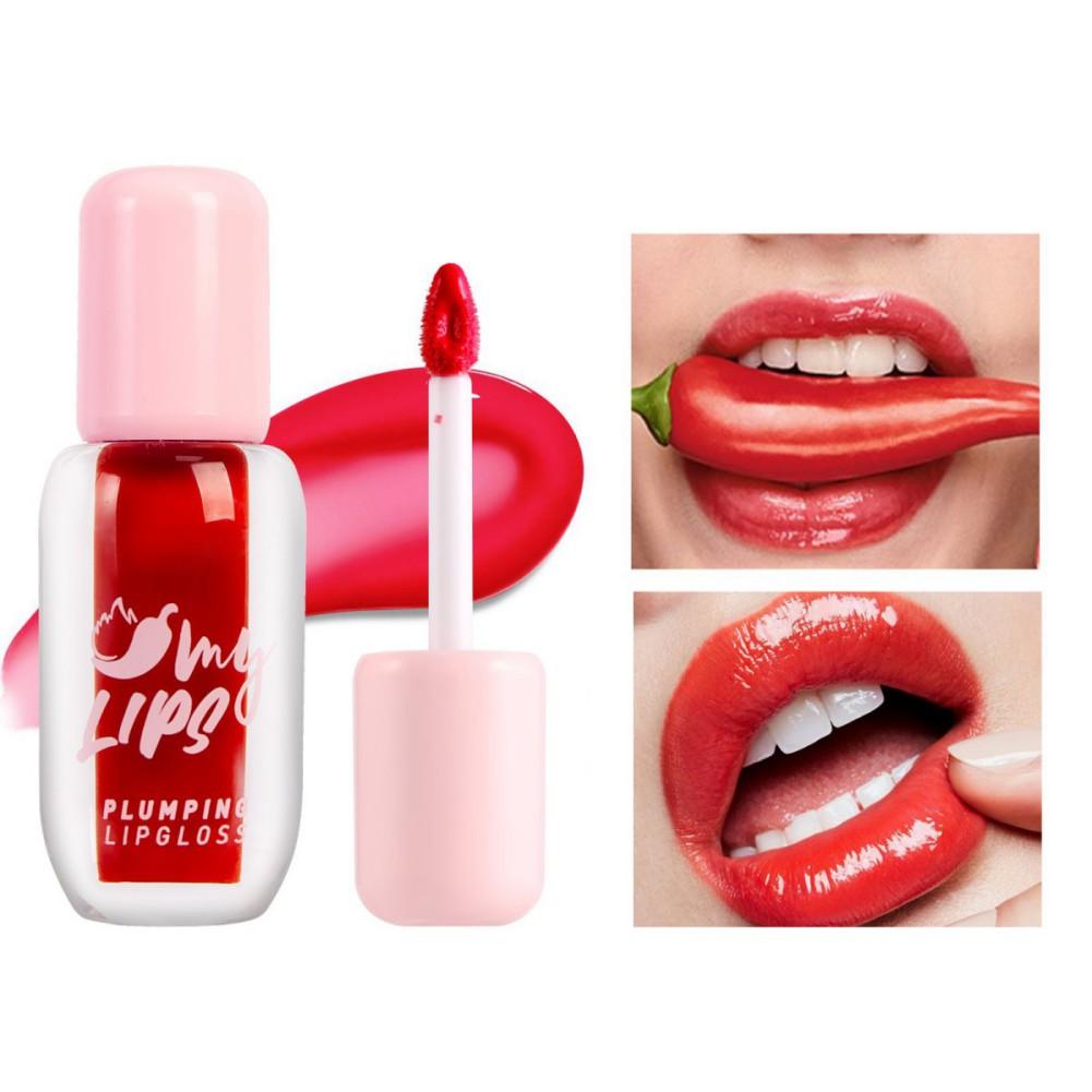 Plumping Lip Gloss Chili Pepper Extract Hydrating & Smoothing Lip Gloss