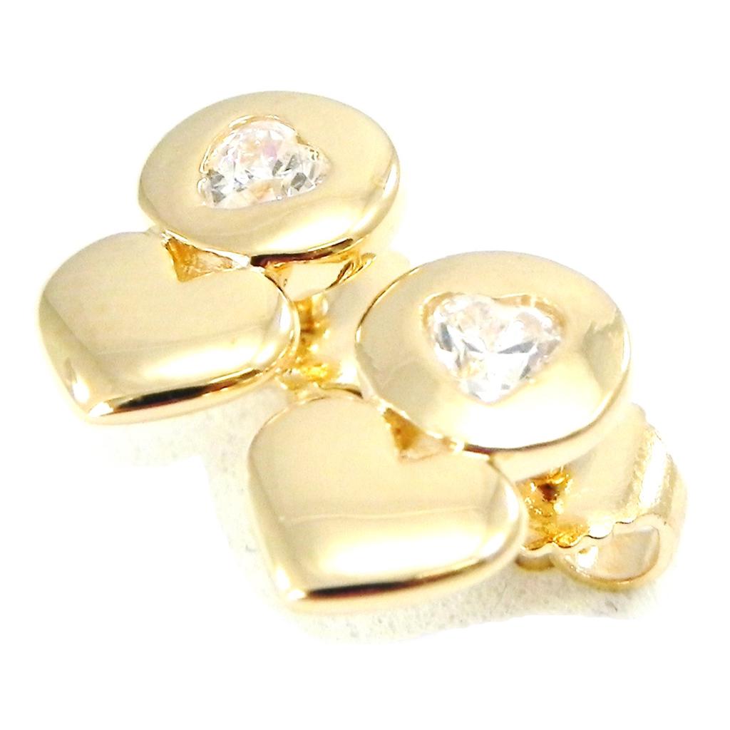 Altesse [I3164] - Gold Plated 'Love' Earrings