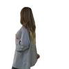 2025 European Autumn/Winter Women's Woolen Single-Breasted Cardigan Coat