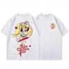 Sailor Moon Tshirts for Unisex and Women Summer Fashion Anime Print Shortsleeved Tshirts Womens Street Clothing Cotton