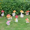 Resin Mushroom Ornaments for Outdoor Garden and Lawn Decor