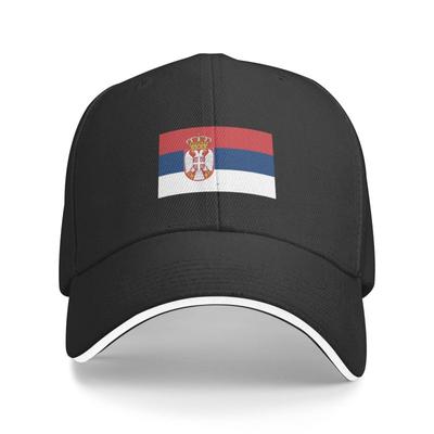 Custom Flag Of Serbia Baseballová čepice Hip Hop Unisex dámská nastavitelná letní čepice táta