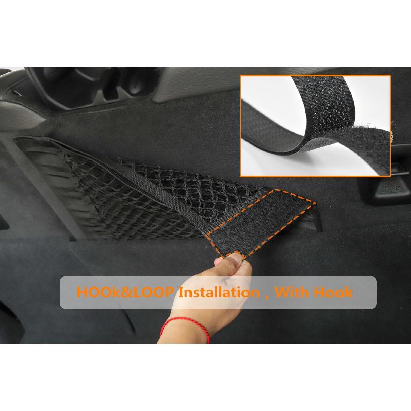 Netz Kordelzug Aufbewahrungsbeutel Tasche Organizer Halter Tasche Netze für Jeep Wrangler TJ JK JL JT 1997-2023 Autoinnenraum