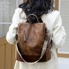 Women's 2025 Korean Style Chic Versatile Backpack & Shoulder Bag for Casual Outings & Travel
