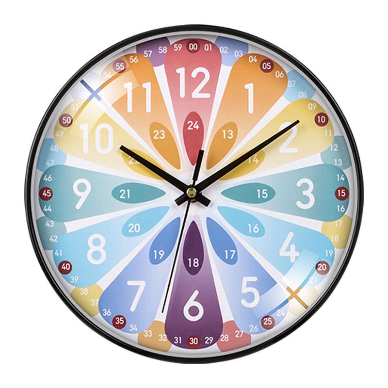 Children's Silent Cartoon Wall Clock for Early Education and Kindergarten Classrooms