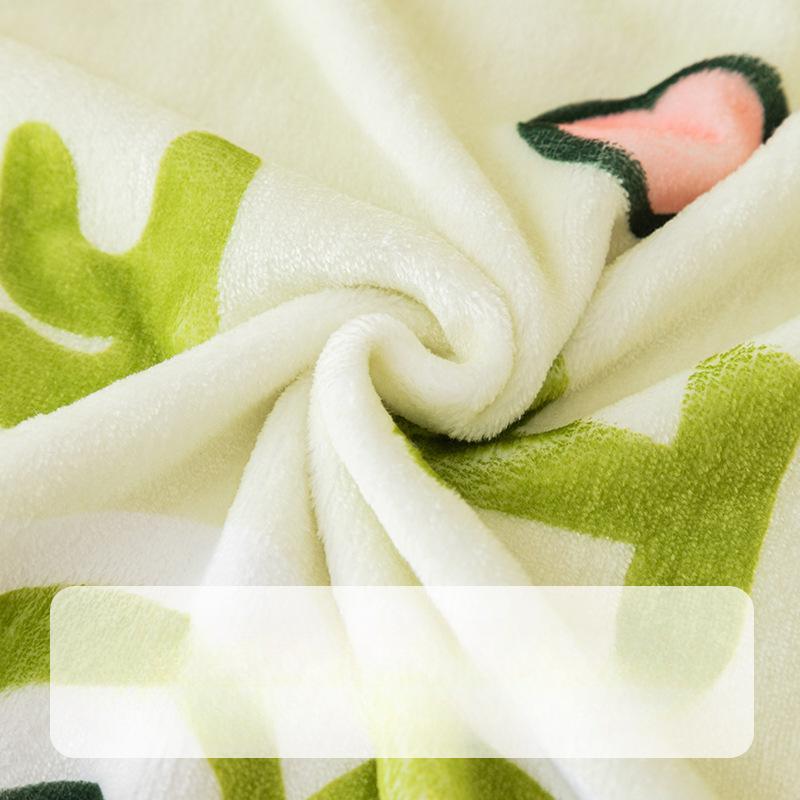 Kreativní kreslený zvířecí potah na pohovku All-inclusive univerzální potah do obývacího pokoje Plyšová deka na zdřímnutí Vlněná deka