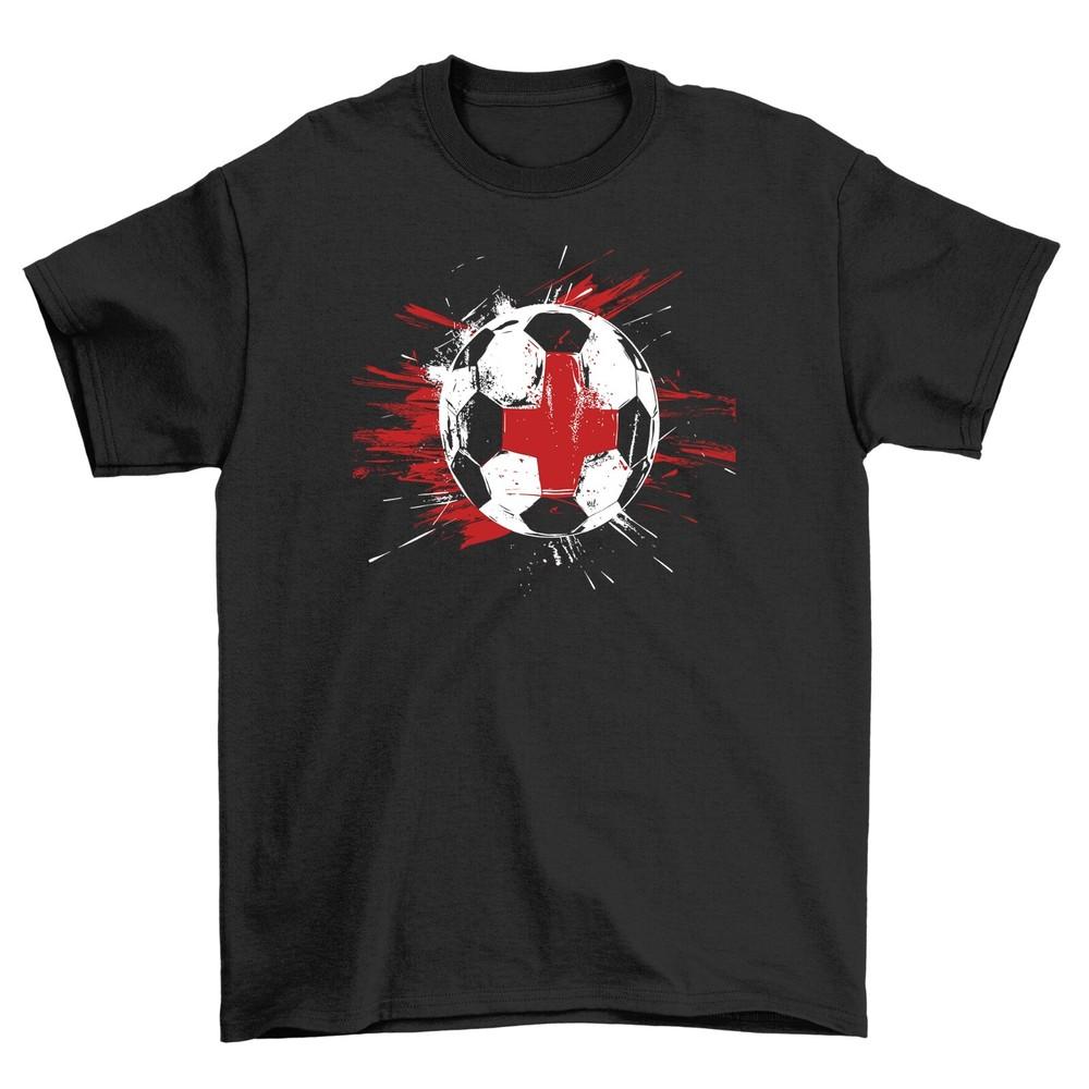 England Football Painted T-Shirt Adults and Kids Euro 2024 Football Fan Tee Shirt