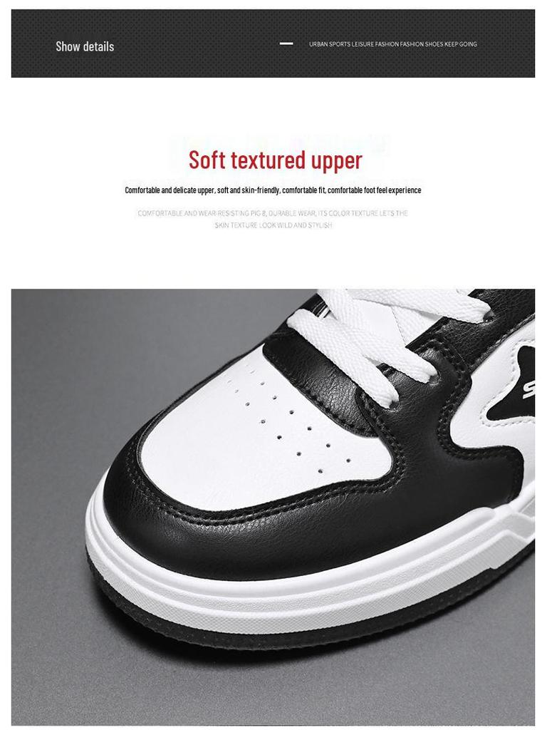 Herren 2025 Herbst Weiße Atmungsaktive Sneakers mit dicker Sohle - Trendige Lässige Skate- und Modeschuhe