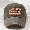 Men's and women's printed soft top baseball caps,retro and fashionable outdoor hats, adjustable for sports, fishing, and outings